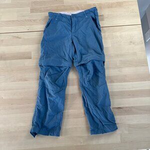 Decathlon (Quechua) girls convertible zip-off hiking pants, size 6-7
